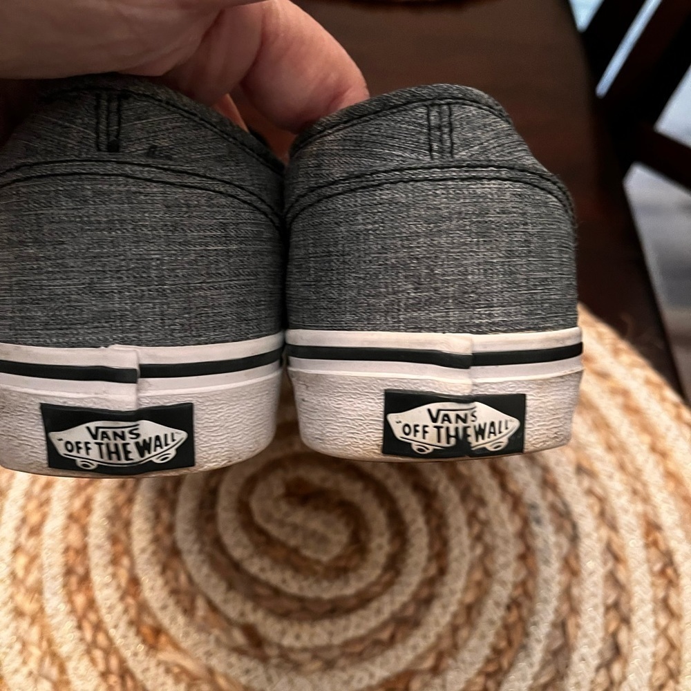 Vans Gray Sneakers with Black Laces - Picture 4 of 10